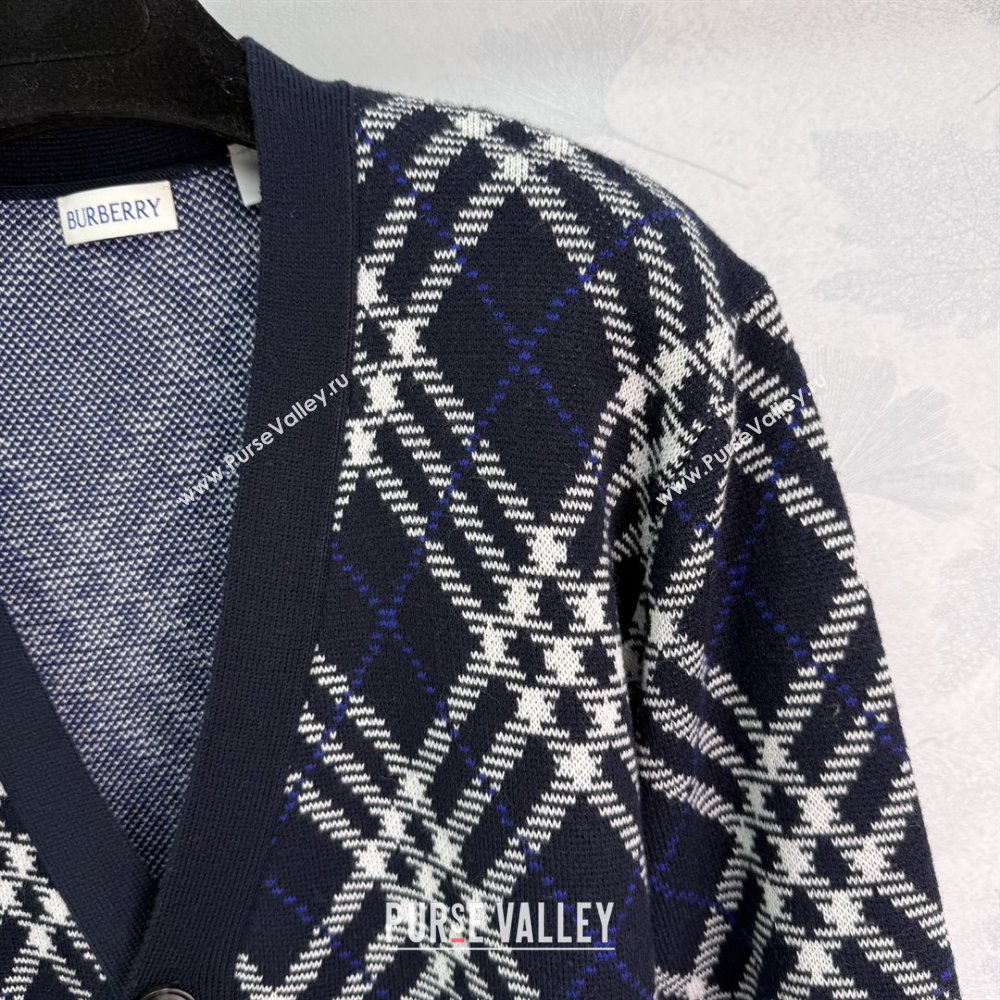 Burberry Wool Cardigan B82110 Blue 2025 (Q-25082110)