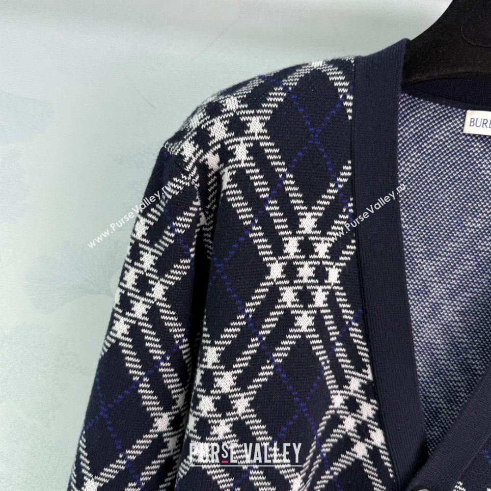 Burberry Wool Cardigan B82110 Blue 2025 (Q-25082110)