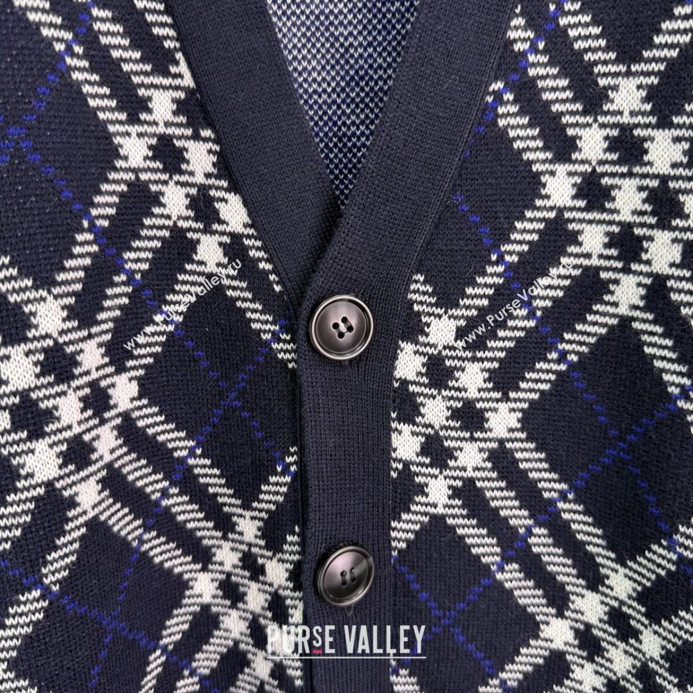 Burberry Wool Cardigan B82110 Blue 2025 (Q-25082110)