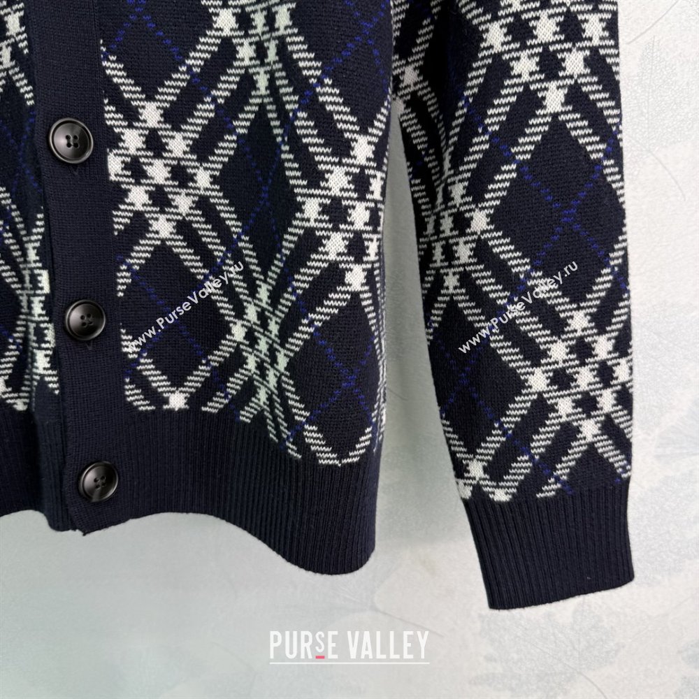 Burberry Wool Cardigan B82110 Blue 2025 (Q-25082110)