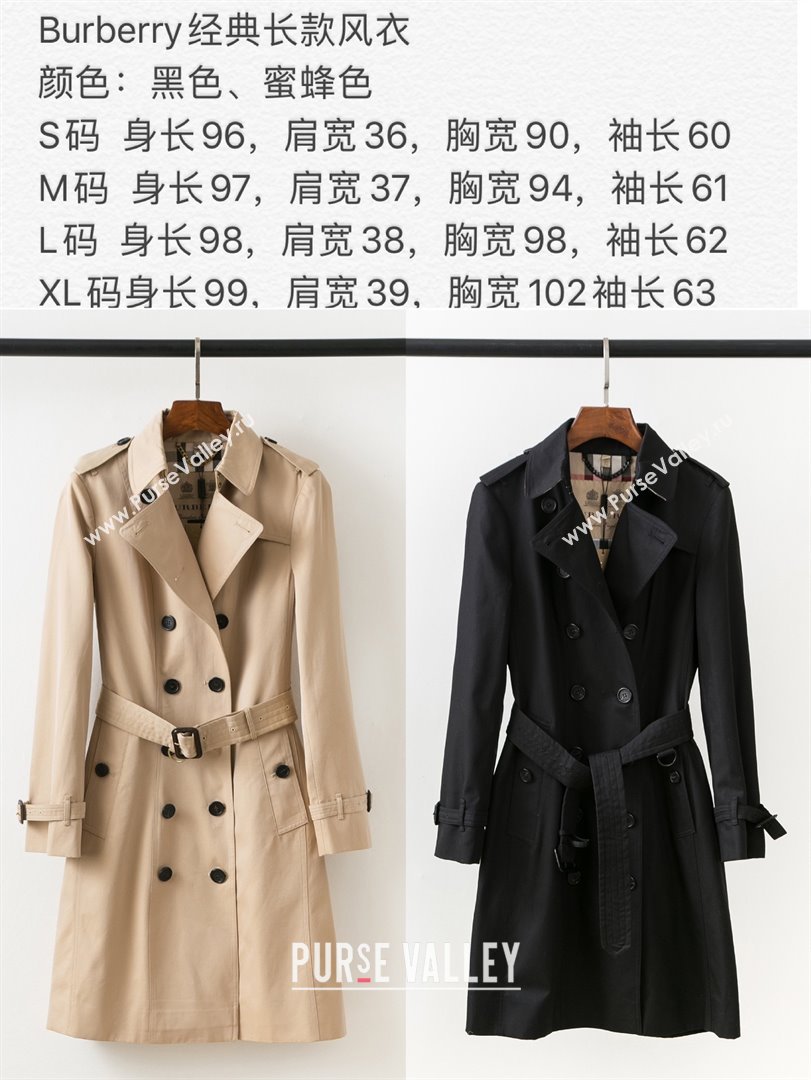 Burberry Trench Coat B82106 Black 2025 (Q-25082106)