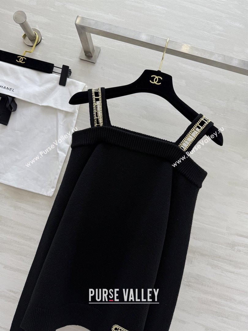 Chanel Cashmere Sweater CH82133 Black 2025 (Q-25082133)