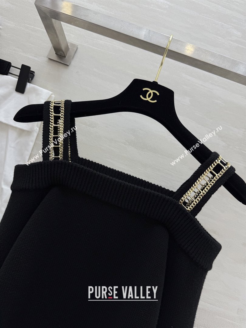 Chanel Cashmere Sweater CH82133 Black 2025 (Q-25082133)