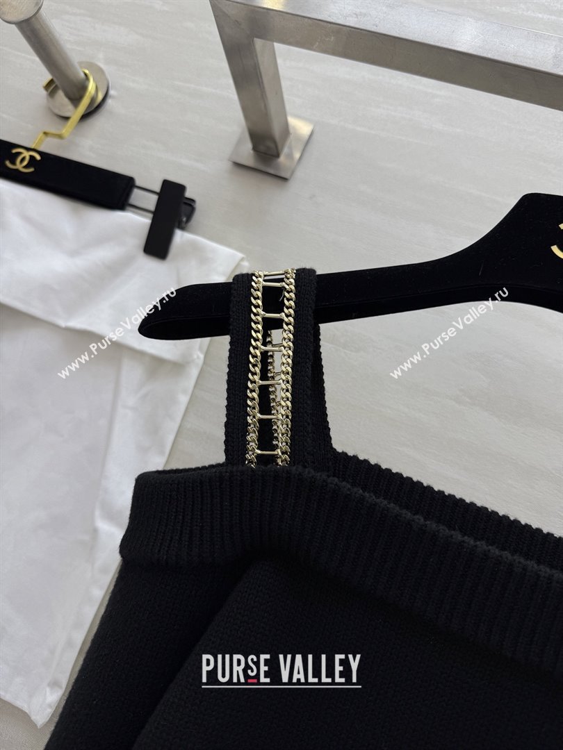 Chanel Cashmere Sweater CH82133 Black 2025 (Q-25082133)