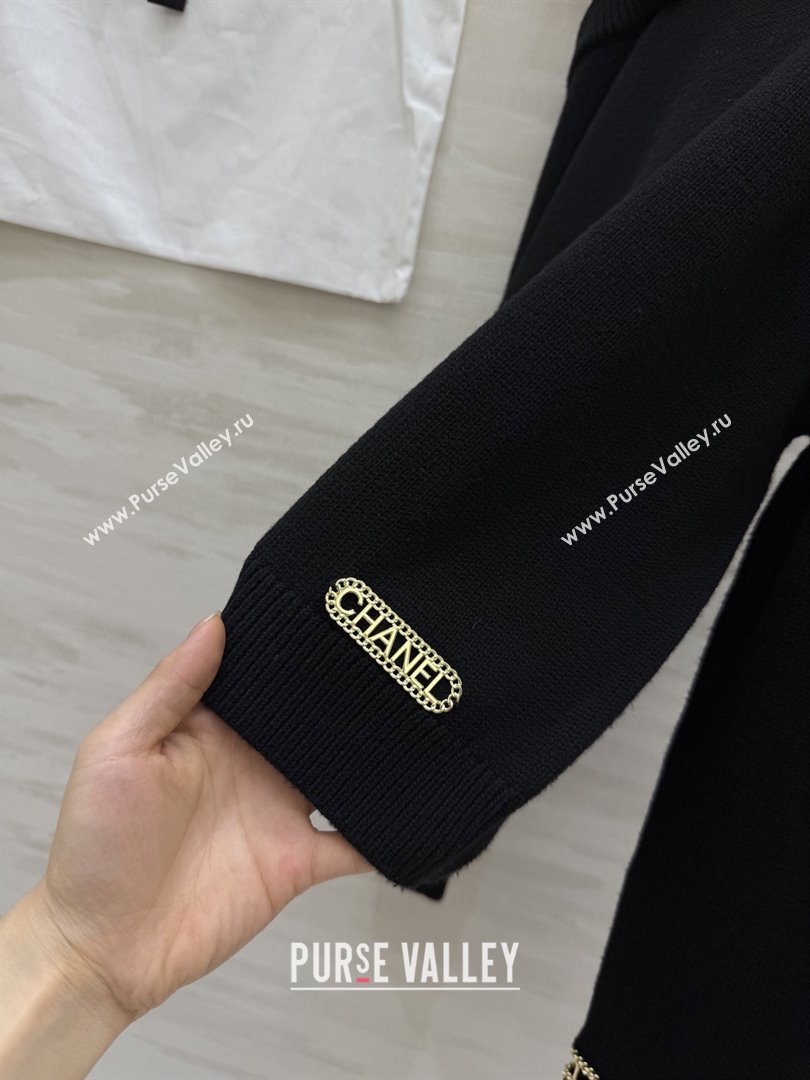 Chanel Cashmere Sweater CH82133 Black 2025 (Q-25082133)