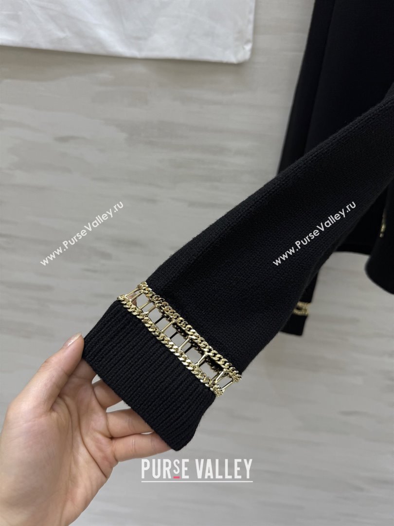 Chanel Cashmere Sweater CH82133 Black 2025 (Q-25082133)