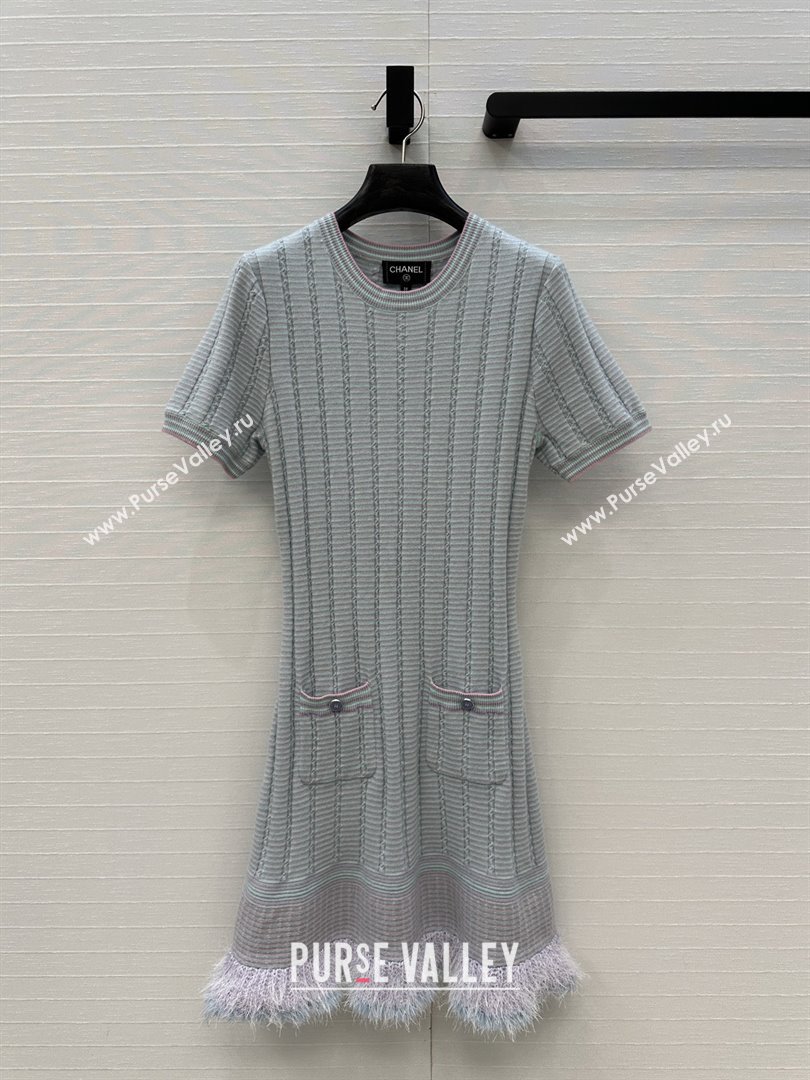 Chanel Cashmere Dress CH82111 Multicolor 2025 (Q-25082211)