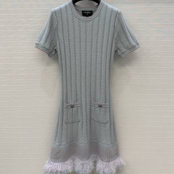 Chanel Cashmere Dress CH82111 Multicolor 2025 (Q-25082211)