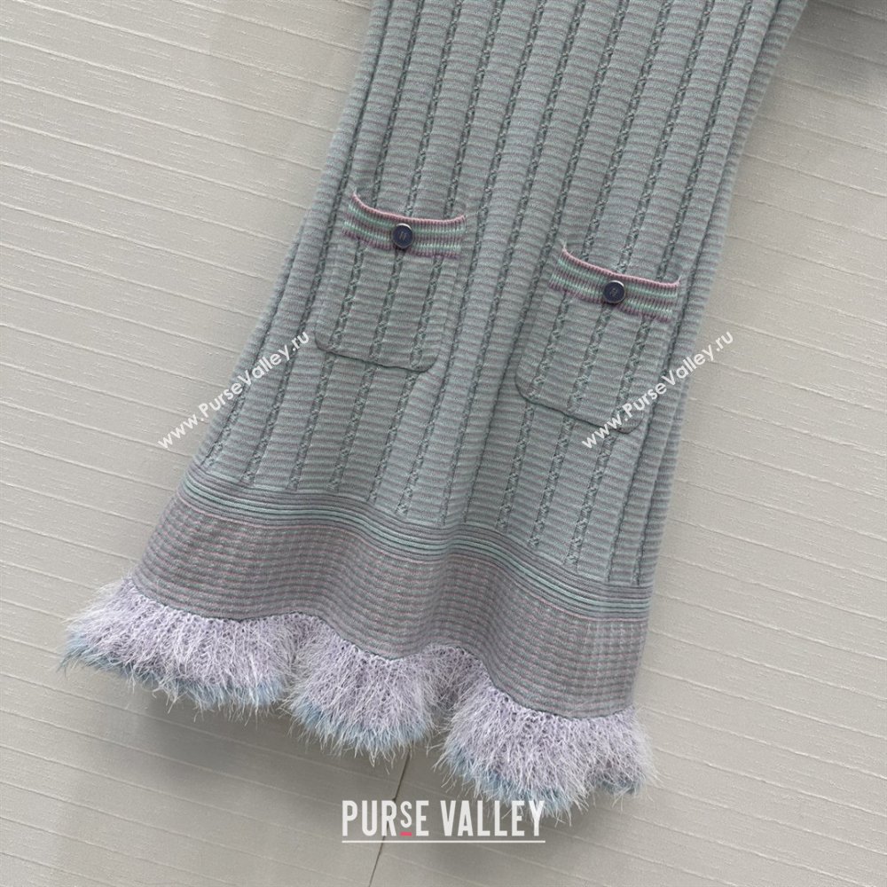 Chanel Cashmere Dress CH82111 Multicolor 2025 (Q-25082211)