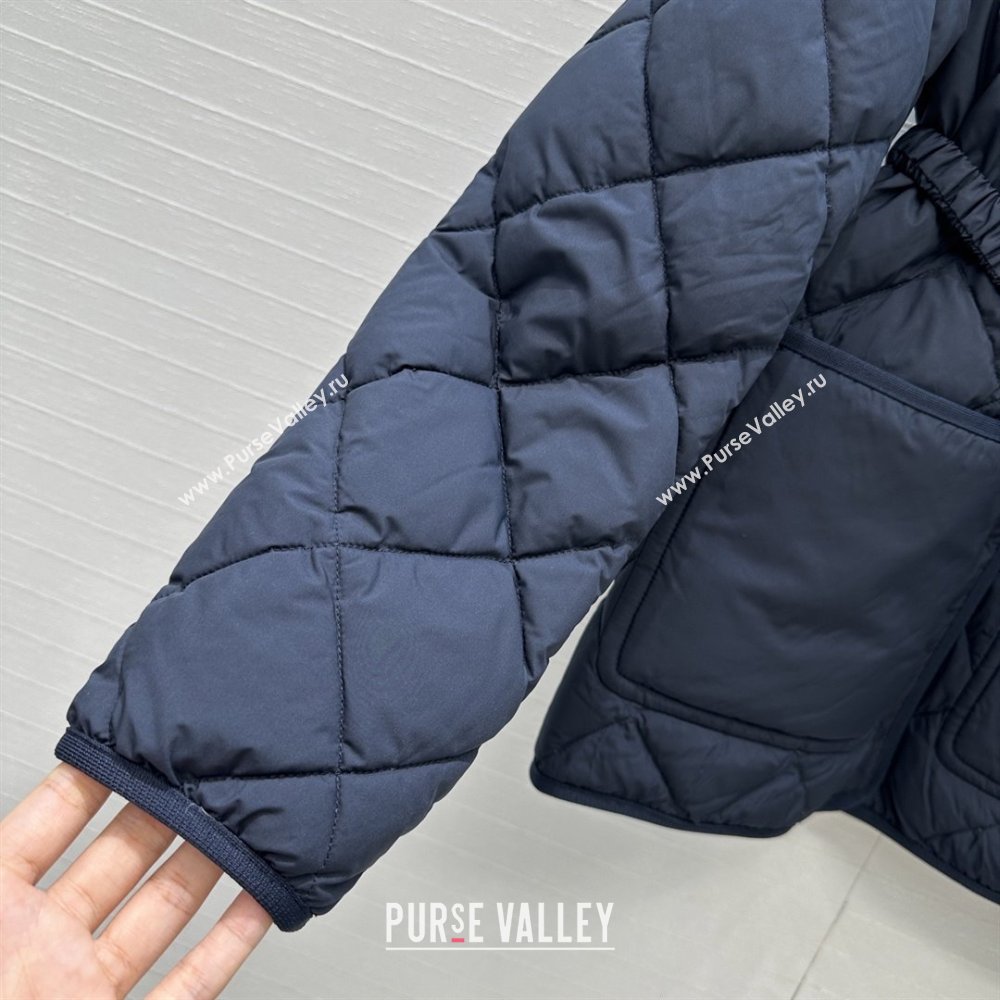 Moncler Down Jacket with Belt M82115 Black 2025 (Q-25082215)