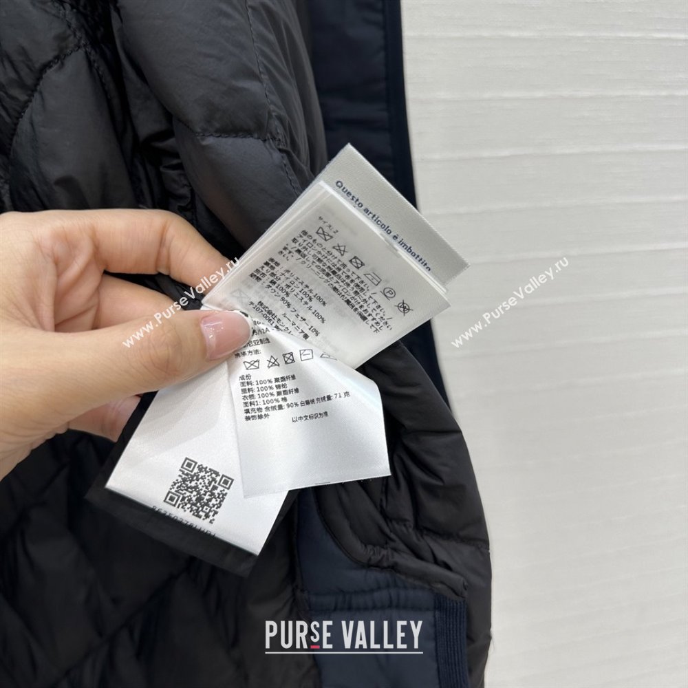 Moncler Down Jacket with Belt M82115 Black 2025 (Q-25082215)