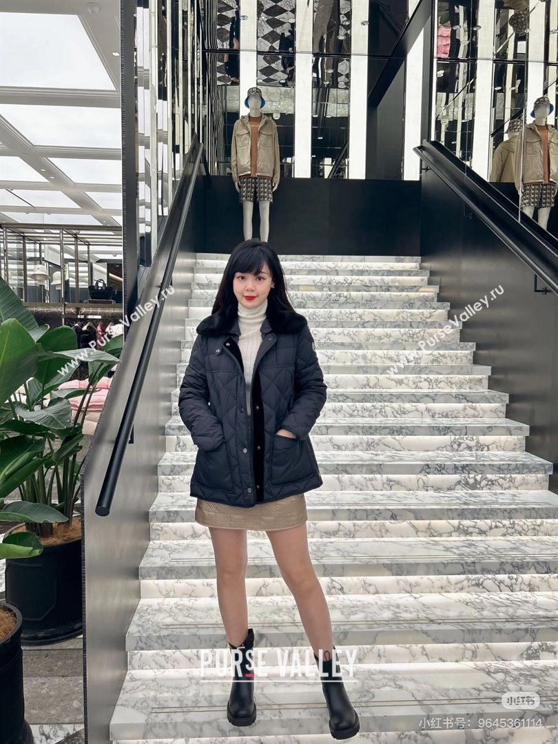 Moncler Down Jacket with Belt M82115 Black 2025 (Q-25082215)