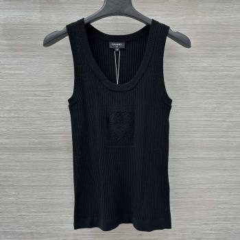 Chanel Knit Vest CH82119 Black 2025 (Q-25082119)