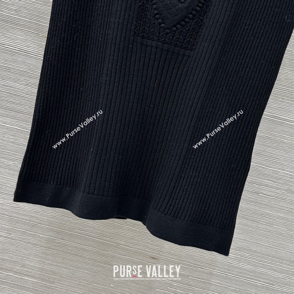 Chanel Knit Vest CH82119 Black 2025 (Q-25082119)
