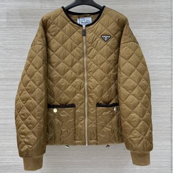 Prada Padded Jacket P82126 Brown 2025 (Q-25082126)