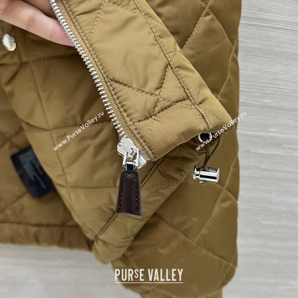 Prada Padded Jacket P82126 Brown 2025 (Q-25082126)