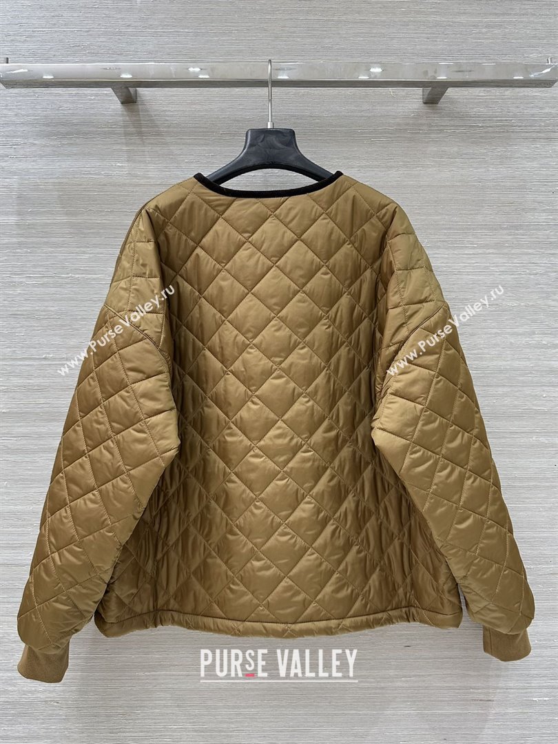 Prada Padded Jacket P82126 Brown 2025 (Q-25082126)