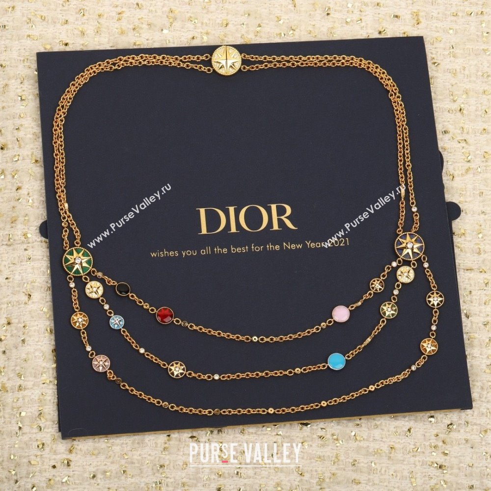 Dior Rose Des Vents Necklace D082823 2025 (MLD-25082823)