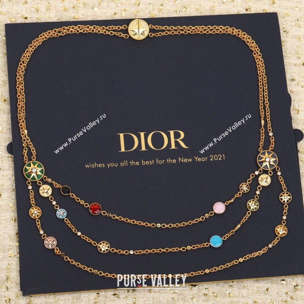 Dior Rose Des Vents Necklace D082823 2025 (MLD-25082823)