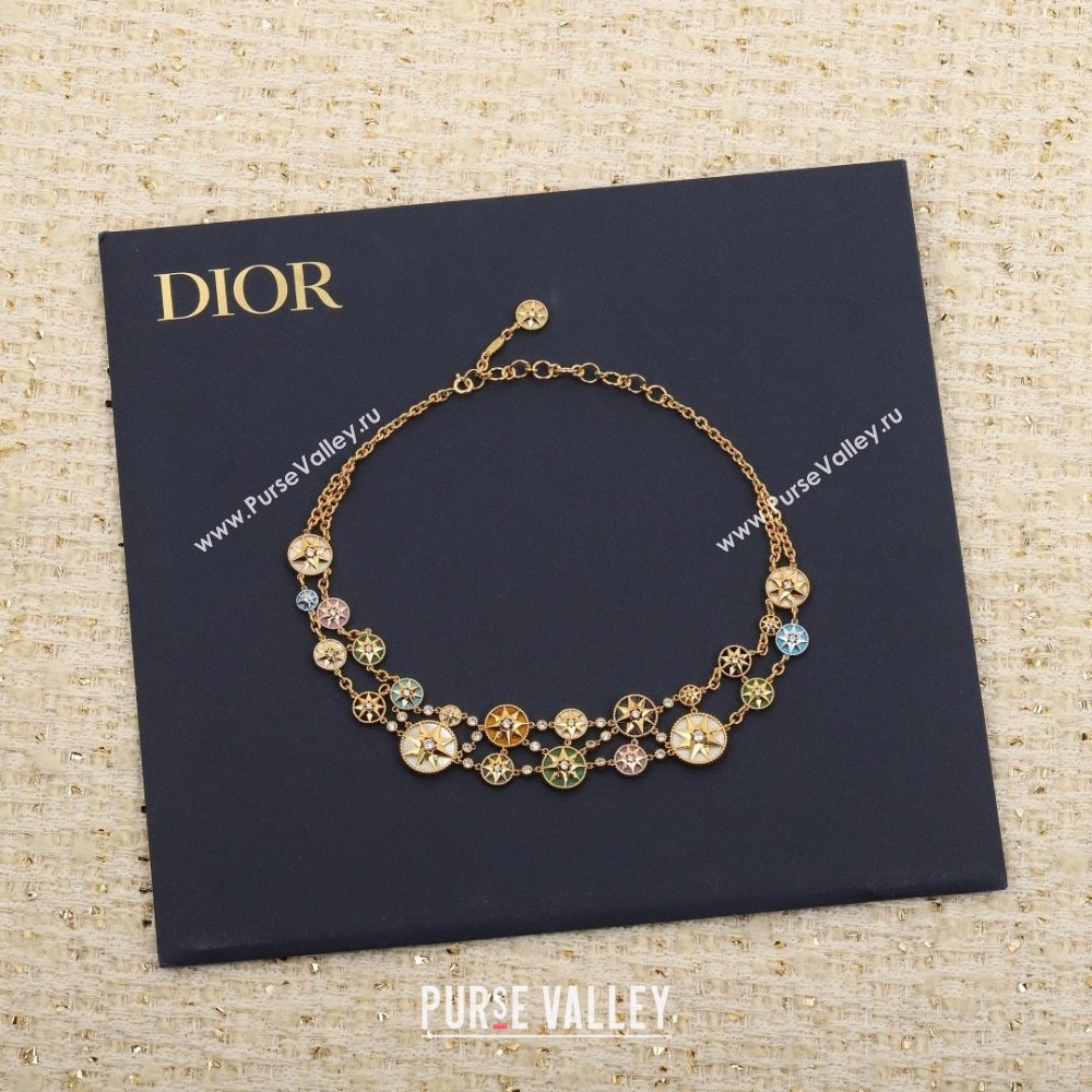 Dior Rose Des Vents Necklace D082807 2025 (MLD-25082807)