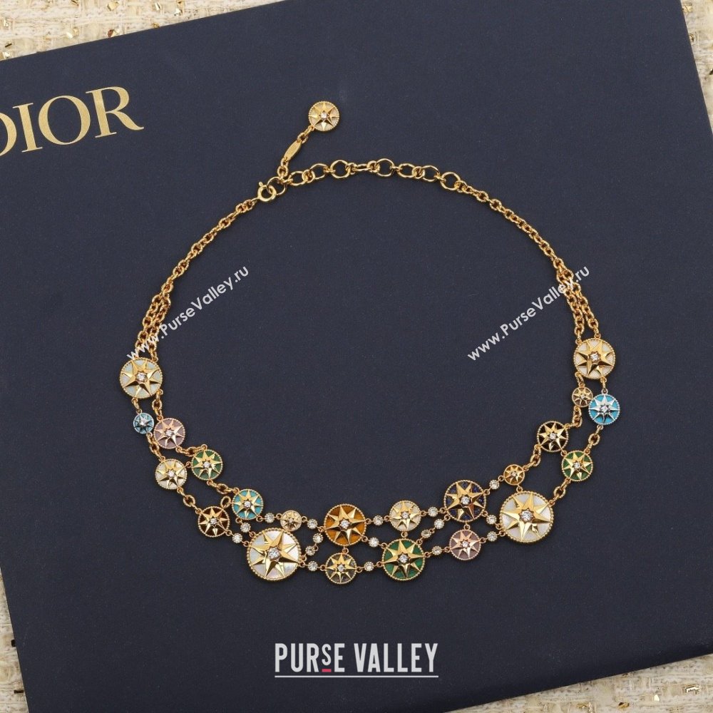 Dior Rose Des Vents Necklace D082807 2025 (MLD-25082807)