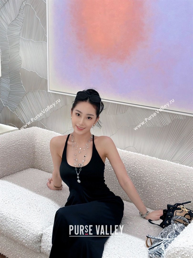 Dior Rose Des Vents Necklace D082808 Silver 2025 (MLD-25082808)