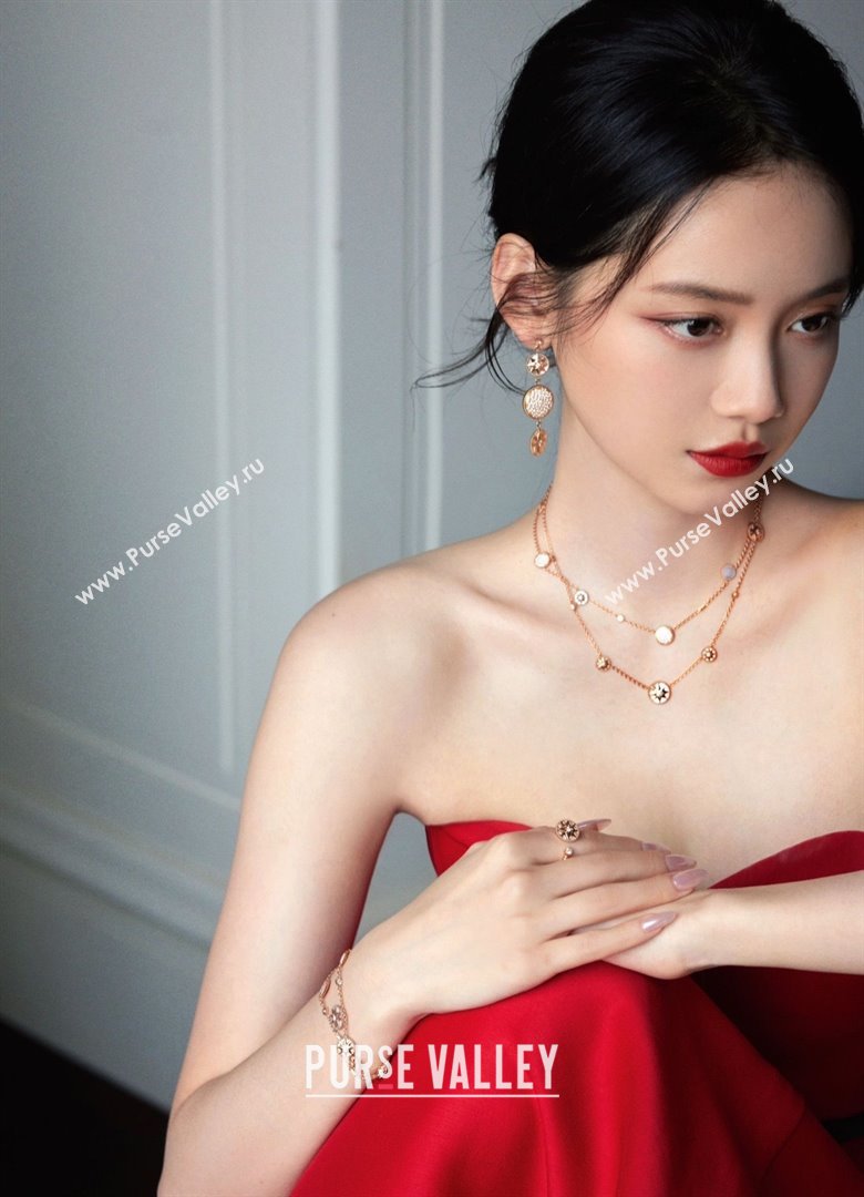 Dior Rose Des Vents Necklace D082809 Pink Gold 2025 (MLD-25082809)