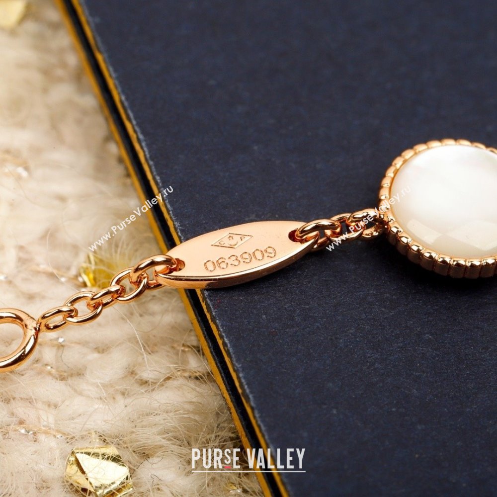 Dior Rose Des Vents Necklace D082809 Pink Gold 2025 (MLD-25082809)