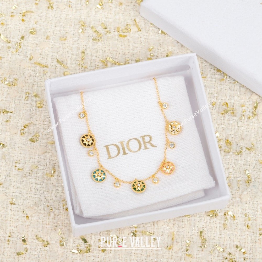 Dior Rose Des Vents Necklace D082817 2025 (MLD-25082817)