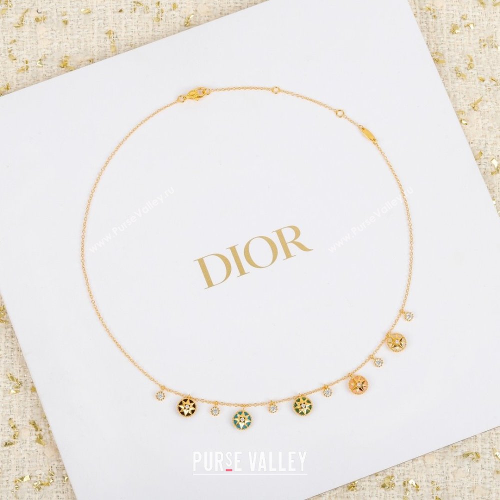 Dior Rose Des Vents Necklace D082817 2025 (MLD-25082817)