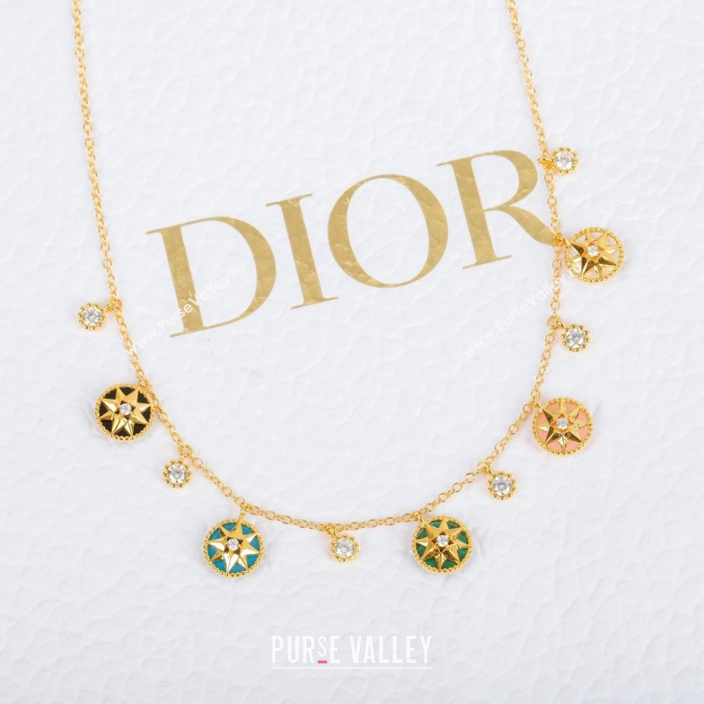 Dior Rose Des Vents Necklace D082817 2025 (MLD-25082817)