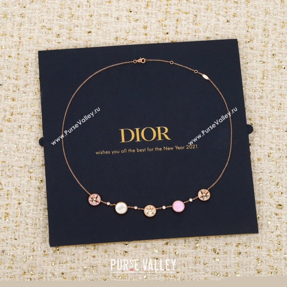 Dior Rose Des Vents Necklace D082819 2025 (MLD-25082819)