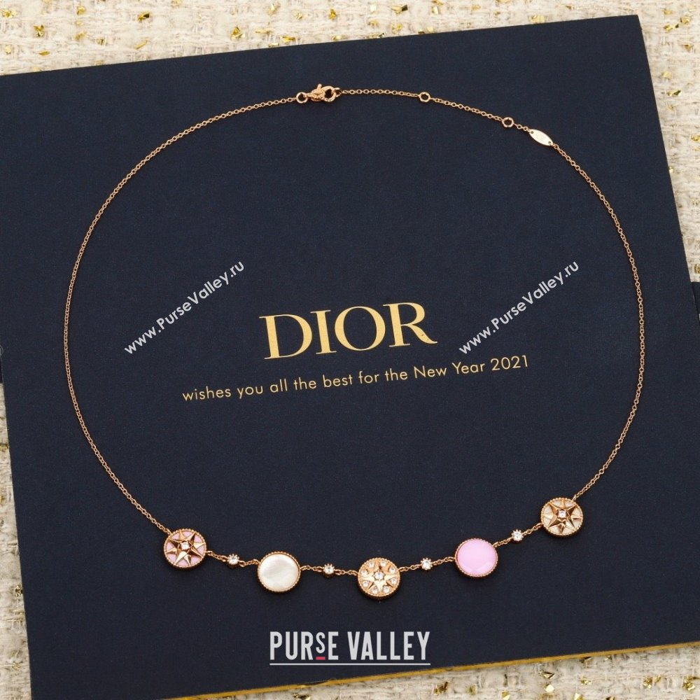 Dior Rose Des Vents Necklace D082819 2025 (MLD-25082819)