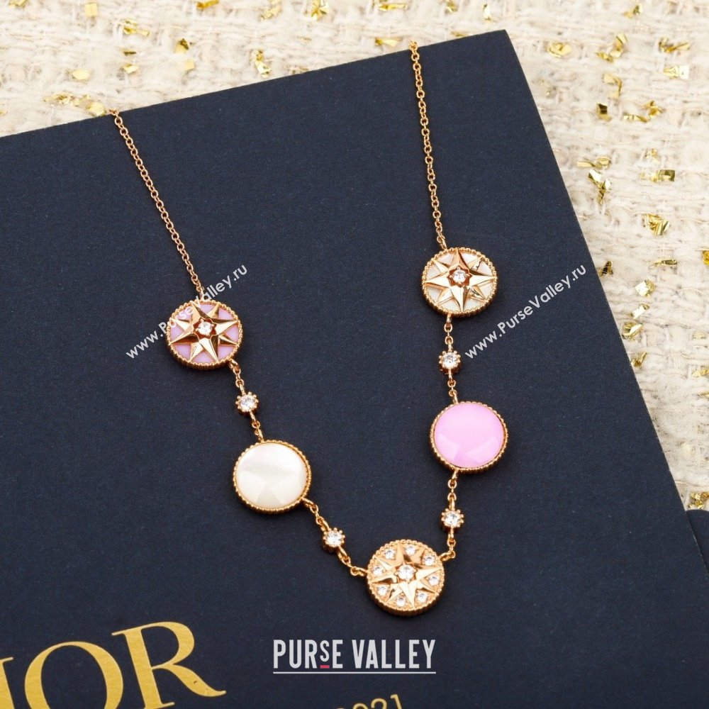Dior Rose Des Vents Necklace D082819 2025 (MLD-25082819)