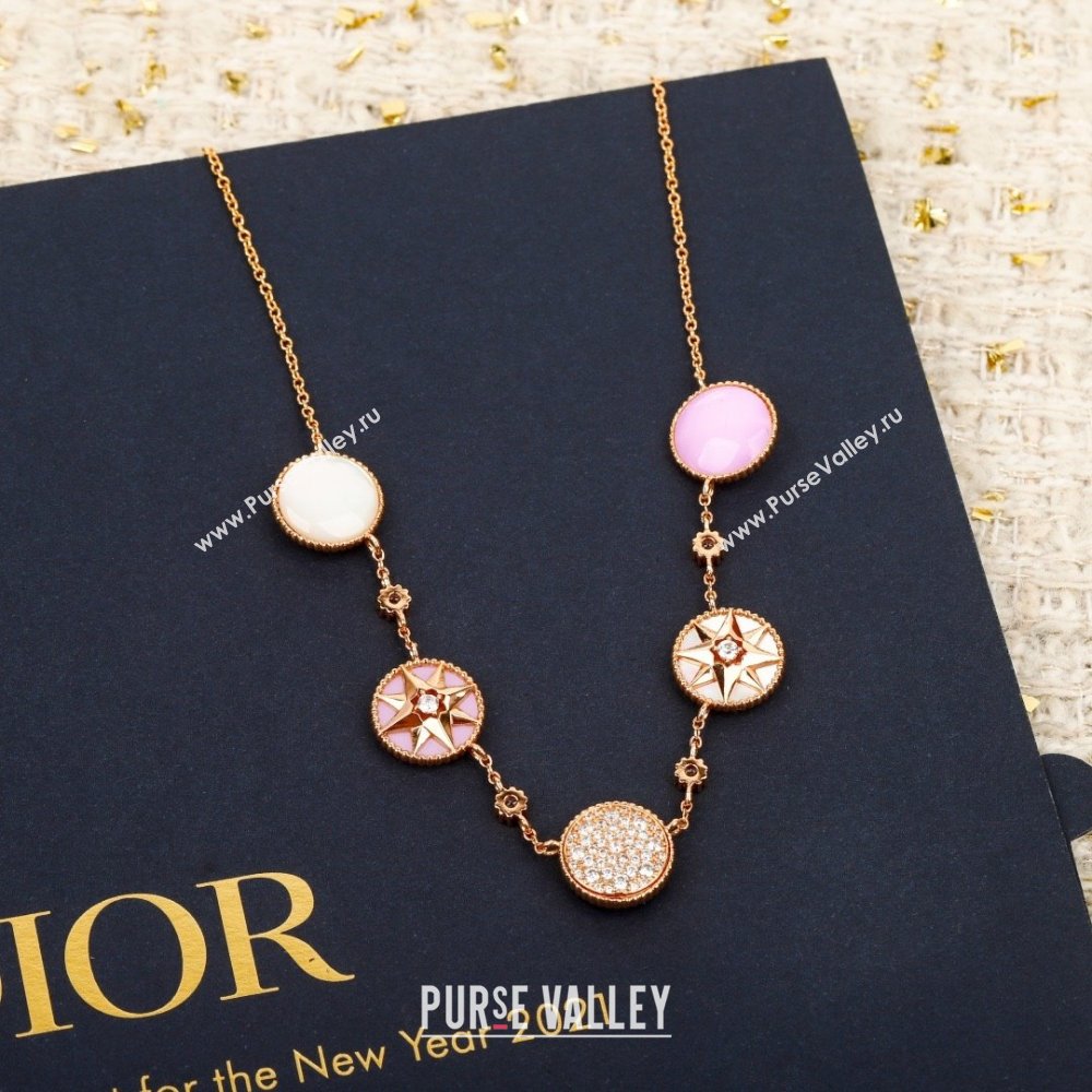 Dior Rose Des Vents Necklace D082819 2025 (MLD-25082819)