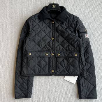 Moncler Diamond-Quilted Padded Jacket M82914 Black 2025 (Q-25082914)