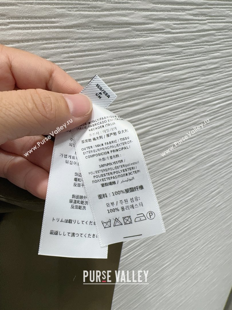 Burberry Cape Coat B090102 Green 2025 (Q-25090102)