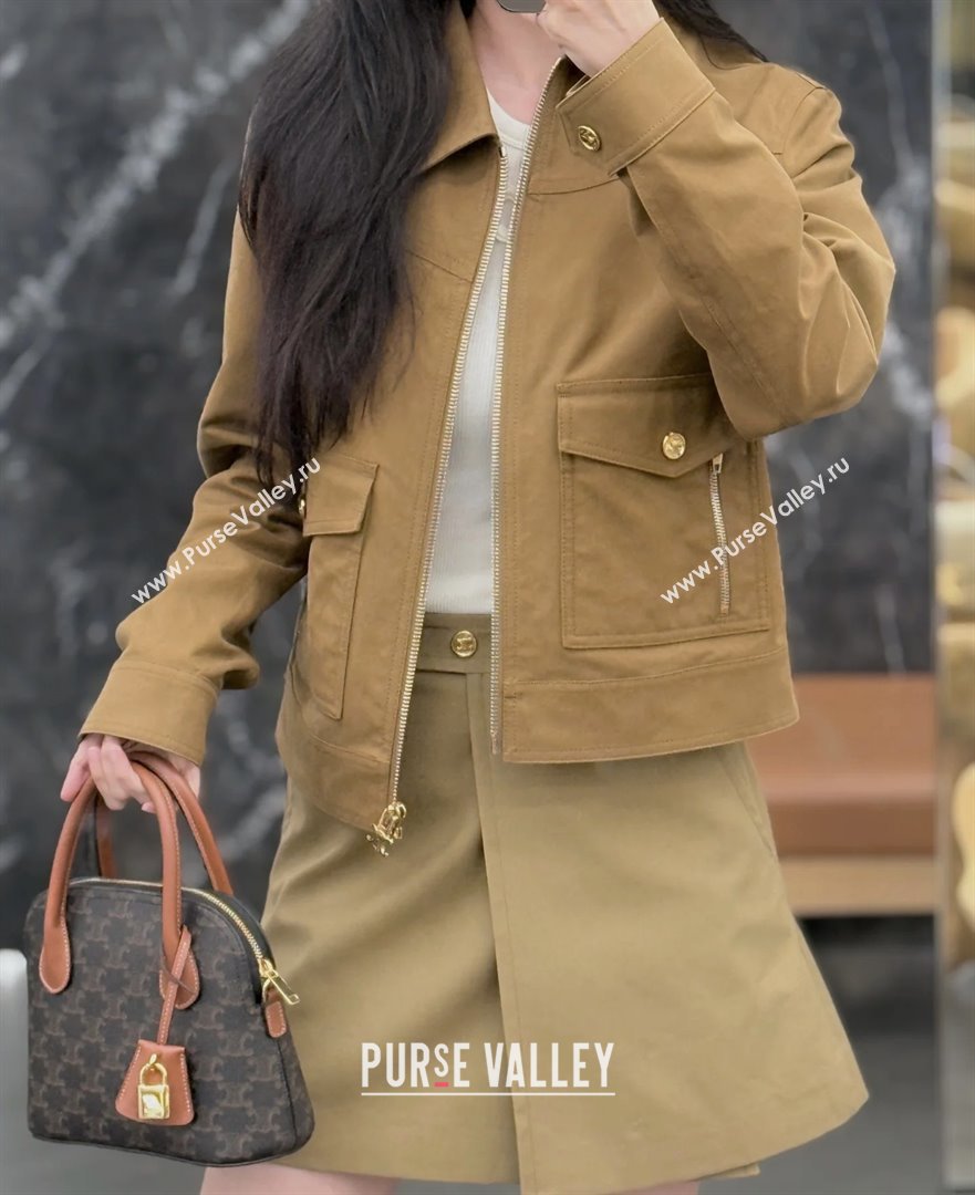 Celine Jacket and Skirt D9216 Brown 2025 (Q-25090216)