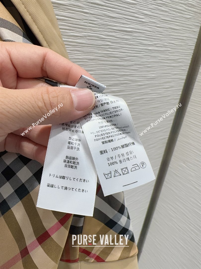 Burberry Cape Coat B090103 Khaki 2025 (Q-25090103)