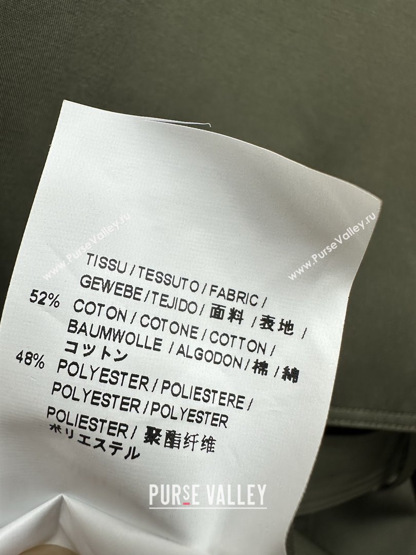 Saint Laurent Trench Coat S090411 Green 2025 (Q-25090411)