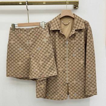 Gucci GG Jacket Shorts G090413 Beige 2025 (Q-25090413)