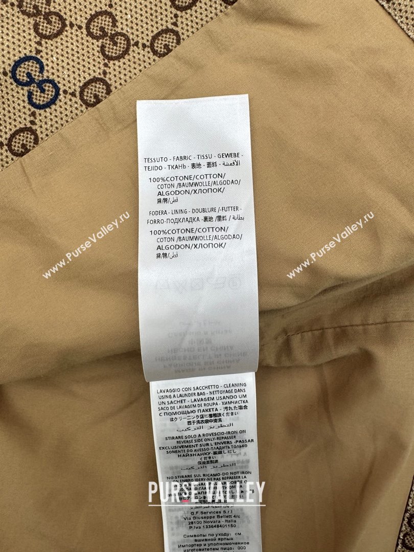 Gucci GG Jacket Shorts G090413 Beige 2025 (Q-25090413)