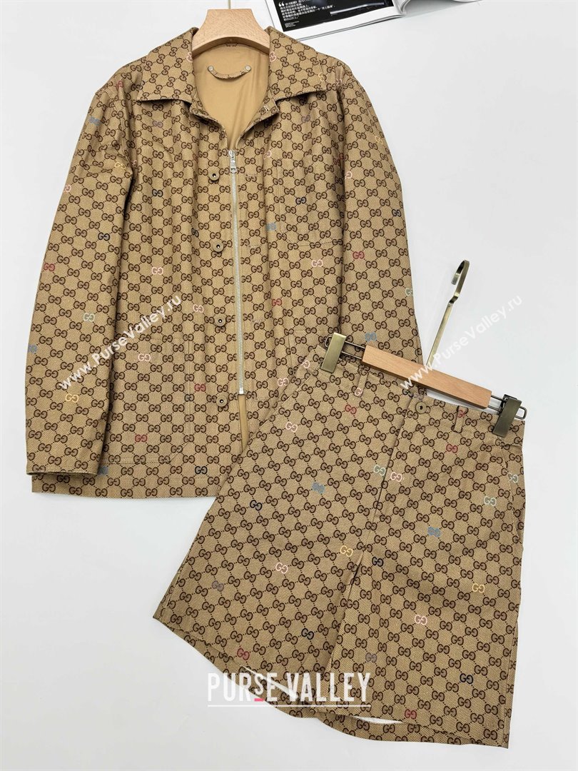 Gucci GG Jacket Shorts G090413 Beige 2025 (Q-25090413)