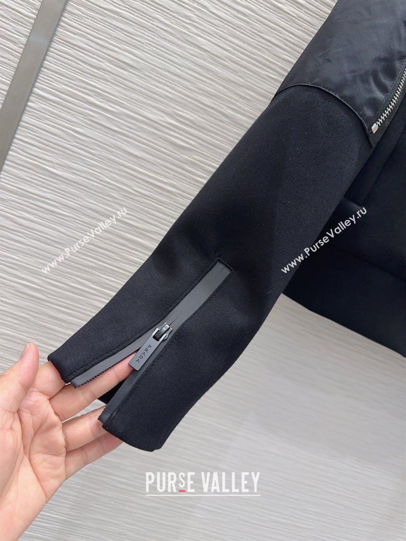 Prada Hoodie Jacket P090415 Black 2025 (Q-25090415)