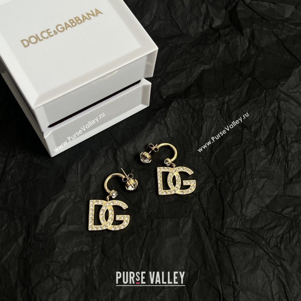Dolce Gabbana Crystals Earrings DG91713 Gold 2025 (YF-25091713)