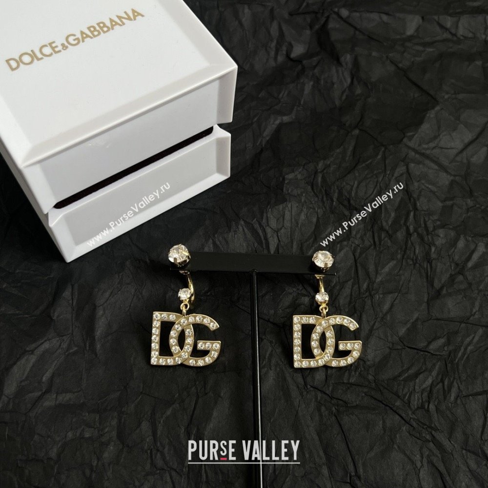Dolce Gabbana Crystals Earrings DG91713 Gold 2025 (YF-25091713)