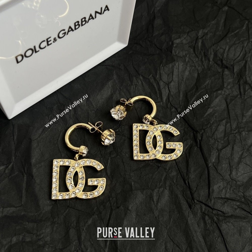 Dolce Gabbana Crystals Earrings DG91713 Gold 2025 (YF-25091713)