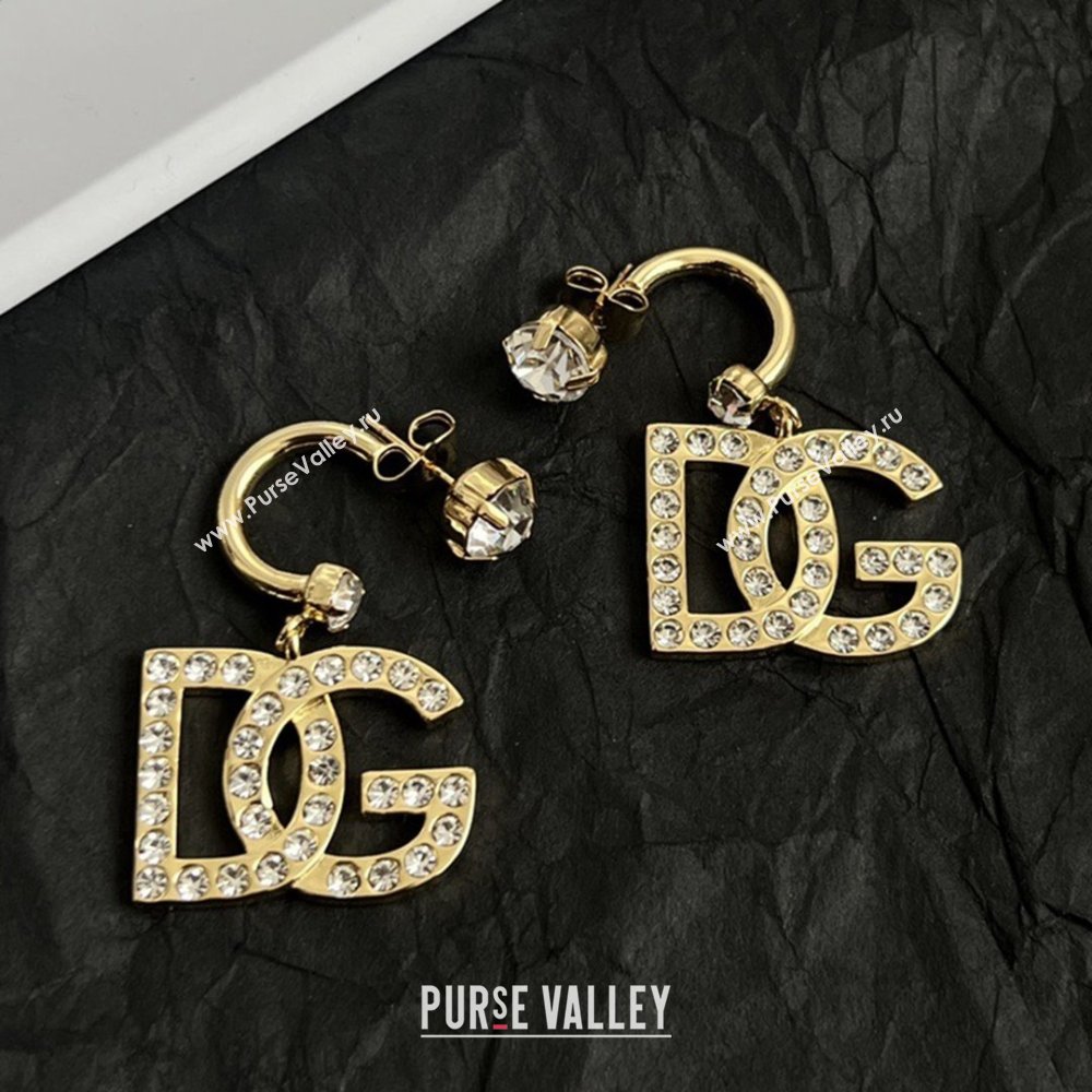 Dolce Gabbana Crystals Earrings DG91713 Gold 2025 (YF-25091713)
