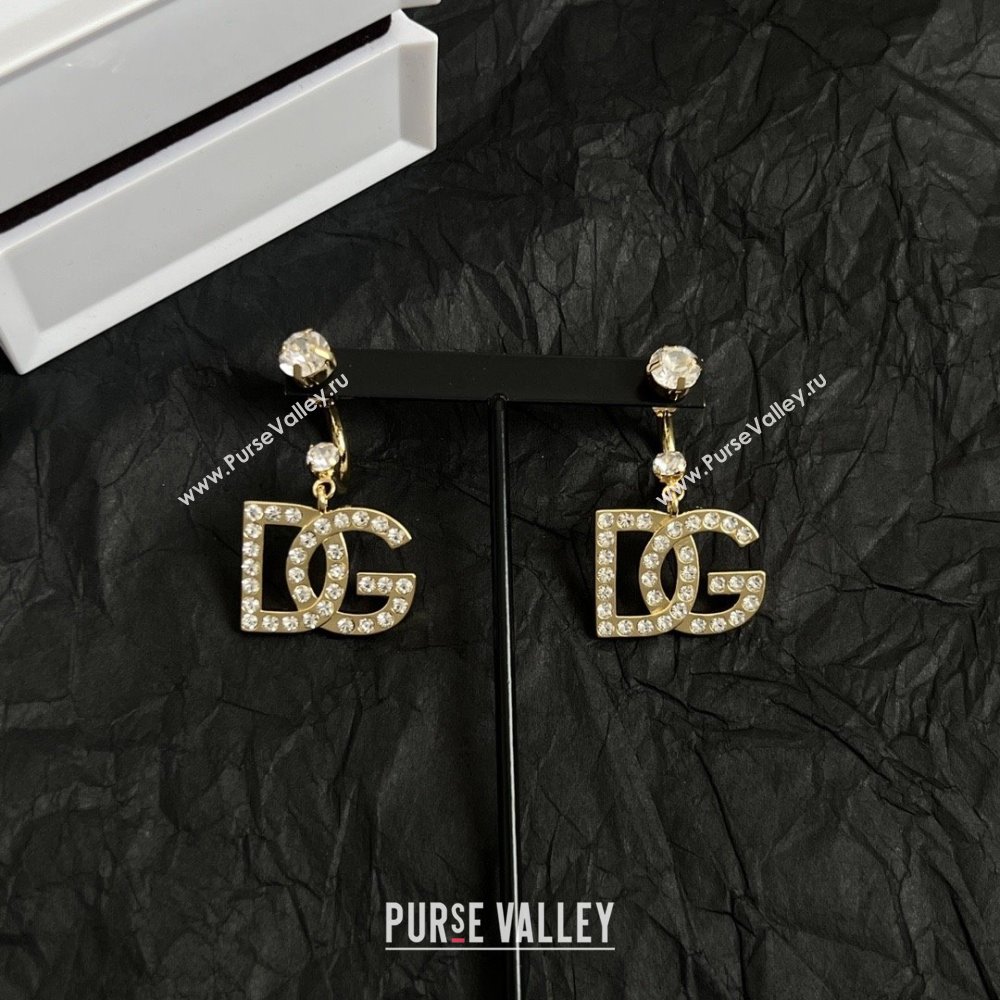 Dolce Gabbana Crystals Earrings DG91713 Gold 2025 (YF-25091713)