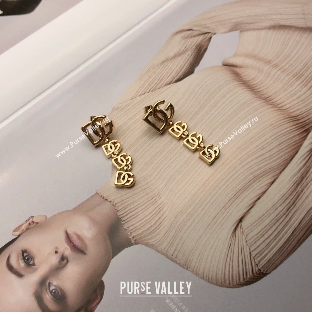 Dolce Gabbana DG Earrings DG91716 Gold 2025 (YF-25091716)